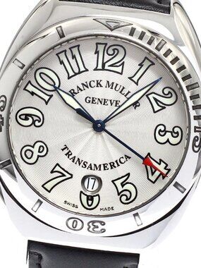 FRANCK MULLER Trans America 2000SCP Date Silver Dial Automatic Men's_918920